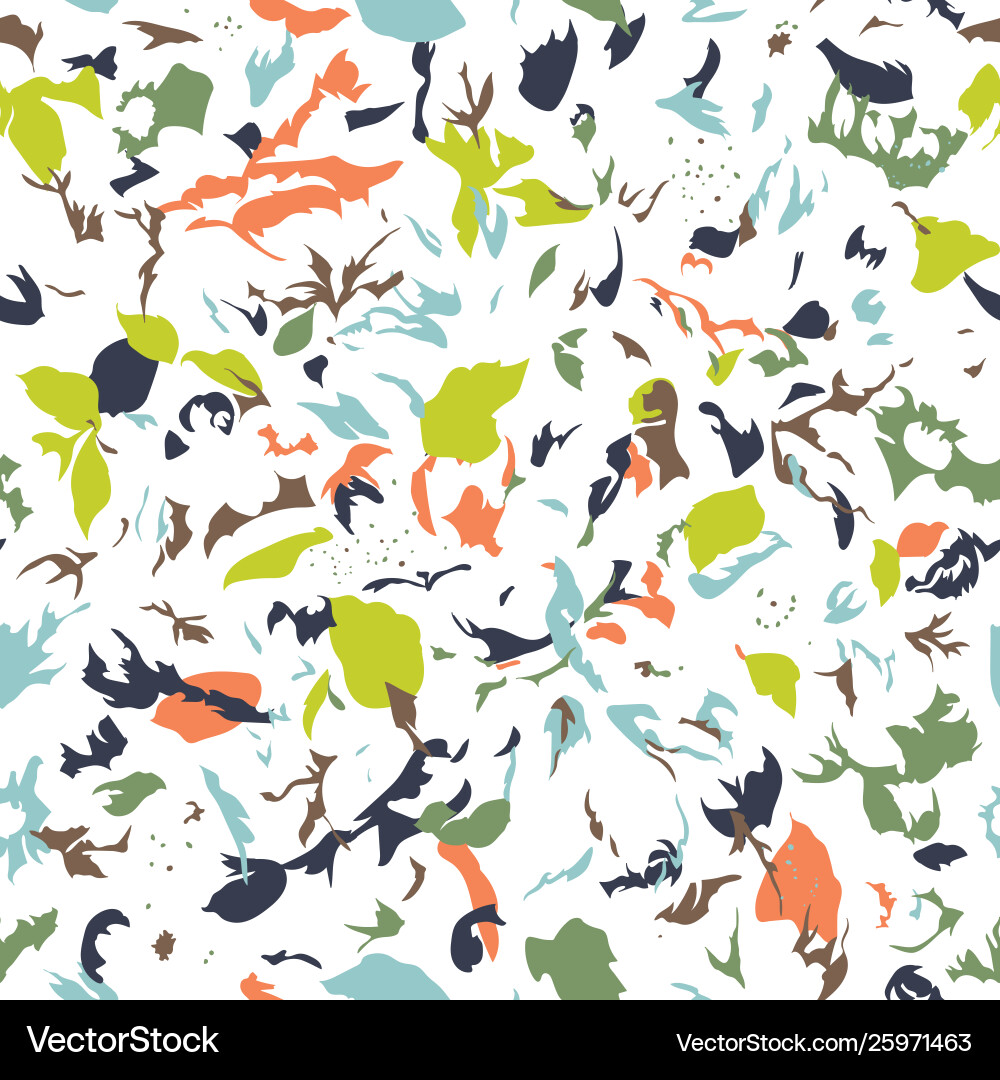 Seamless pattern design with abstract colorful Seamless pattern design with abstract colorful vector image