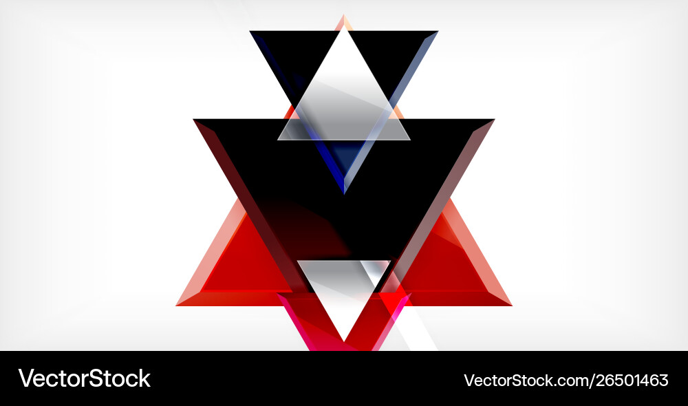 Triangle abstract background Vector Image