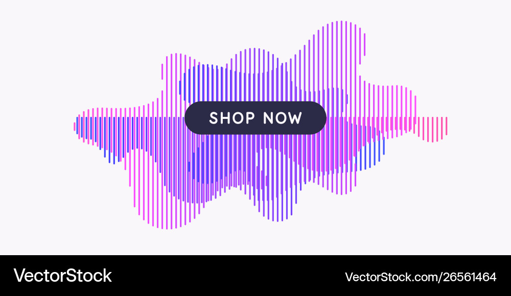Abstract background with dynamic waves vector image