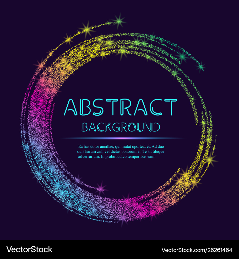 Dynamic abstract scattering particles background Dynamic abstract scattering particles background Vector Image