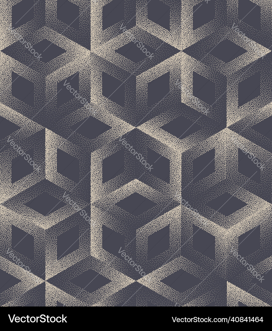 Modernism cubic structure seamless pattern Modernism cubic structure seamless pattern vector image