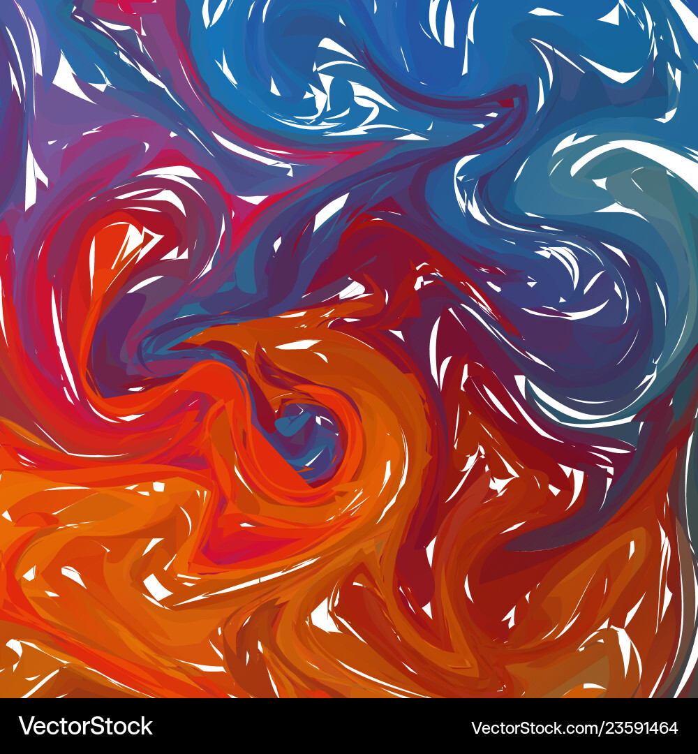 Multicolor blue digital marbling elegant marbled Multicolor blue digital marbling elegant marbled vector image