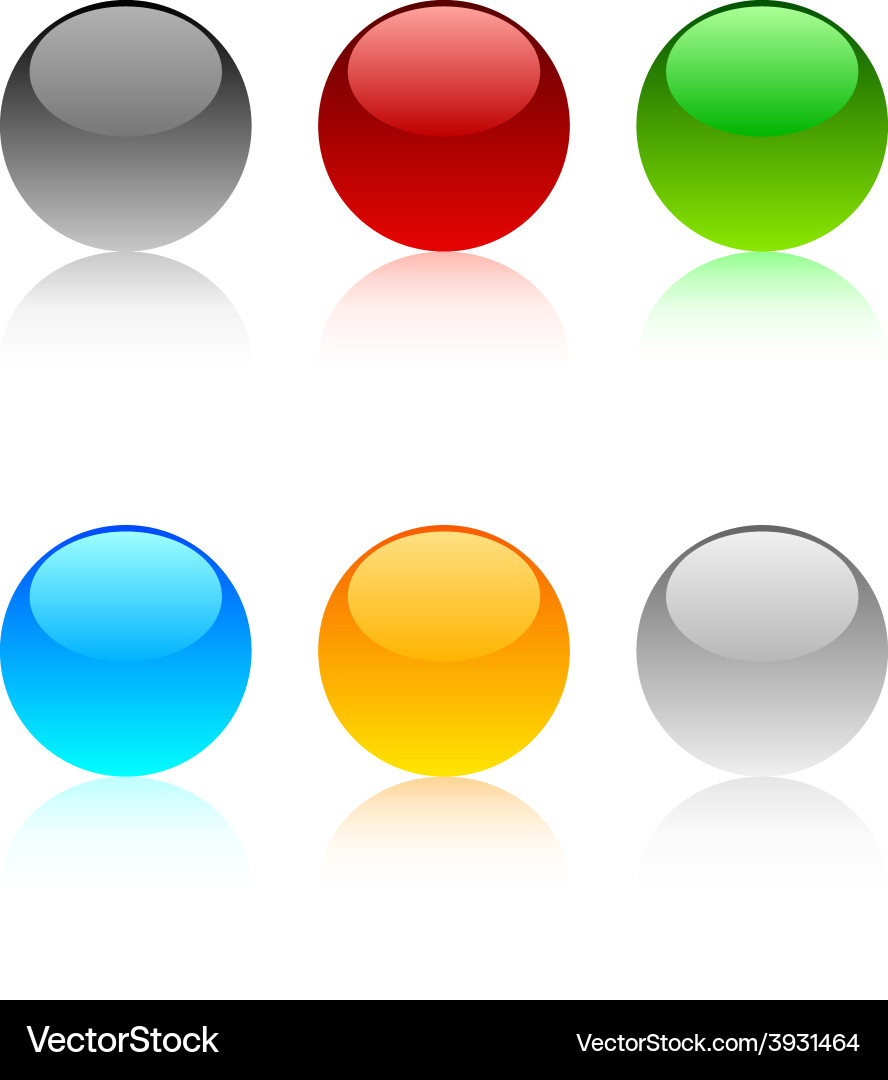 Web buttons Vector Image