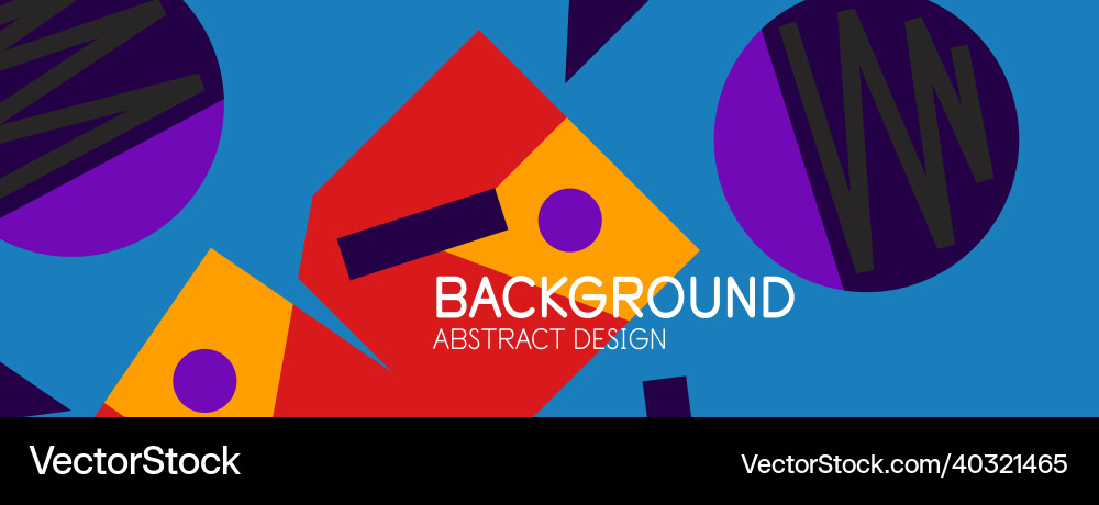 Abstract background with blocks lines geometric Abstract background with blocks lines geometric vector image