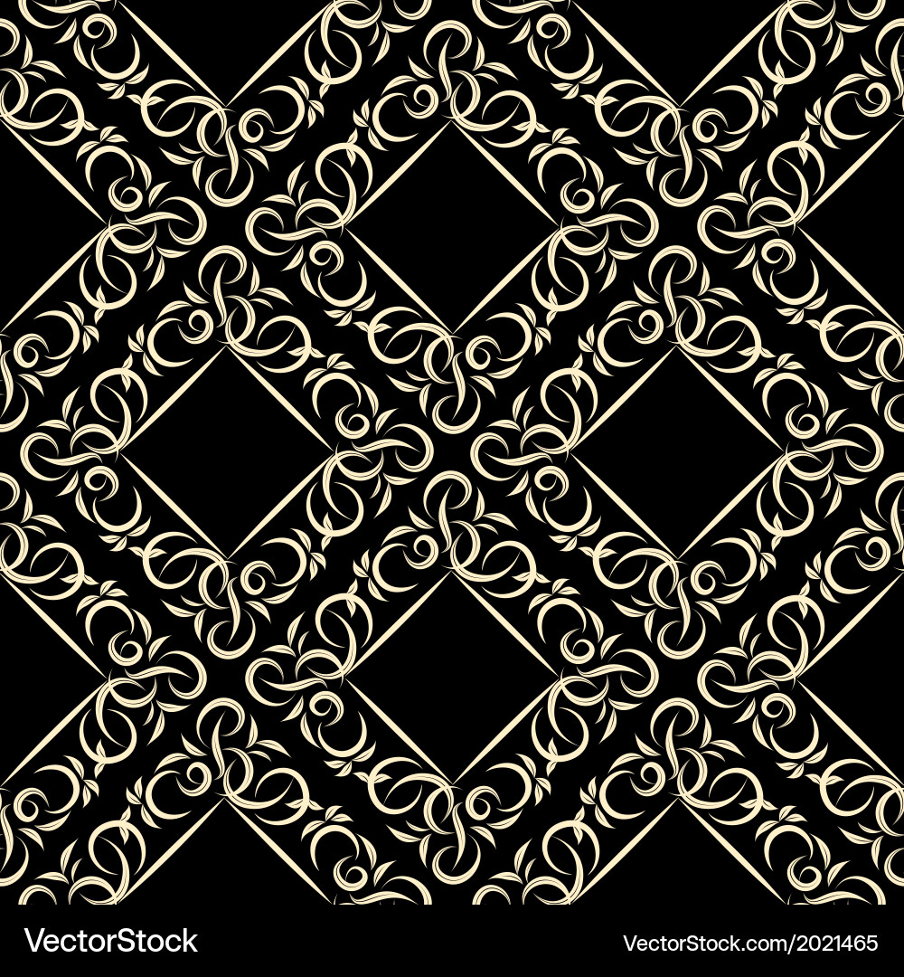 Damask pattern Vector Image