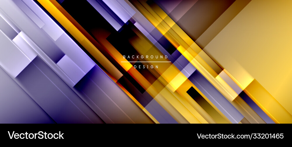 Dynamic lines on fluid color gradient trendy Vector Image
