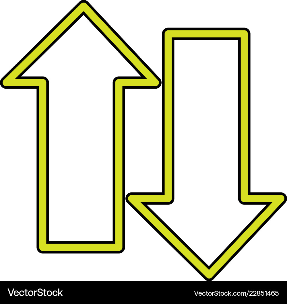 Graph icon in creative design with elements vector image
