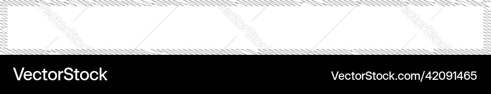 Scribble sketch lines rectangle frame squiggly vector image