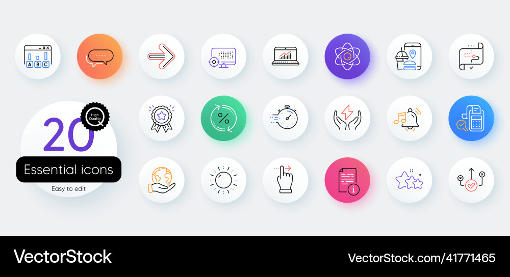 Simple set of touchscreen gesture save planet Simple set of touchscreen gesture save planet vector image