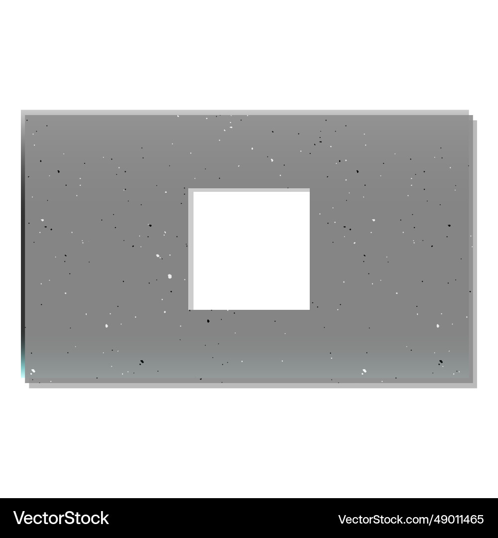 Stop button rectangle icon Stop button rectangle icon vector image