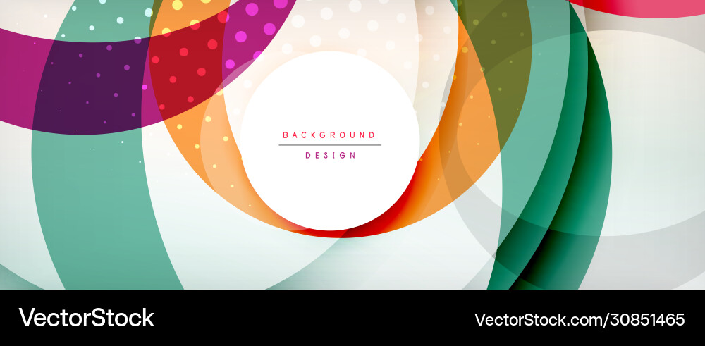 Trendy simple circle abstract background dynamic Trendy simple circle abstract background dynamic vector image