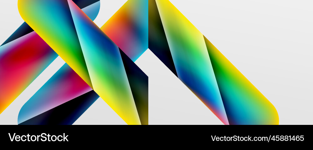 Triangle fluid color gradient abstract background Triangle fluid color gradient abstract background vector image