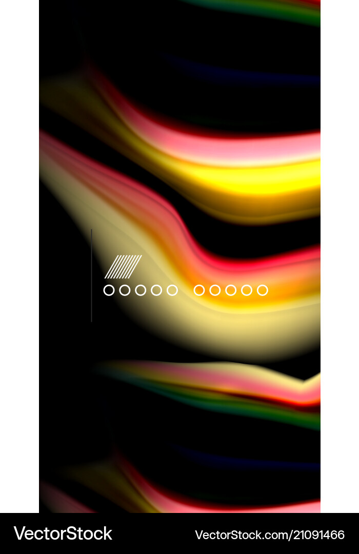 Blur color wave lines abstract background Vector Image