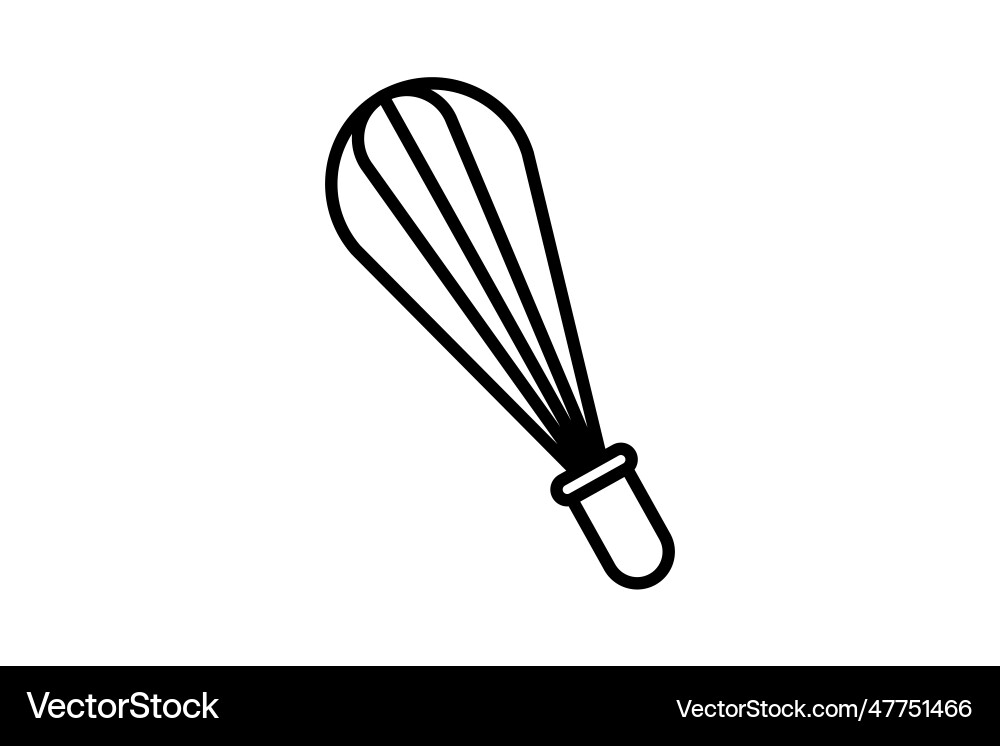 Bread whisk icon related to element Bread whisk icon related to element vector image