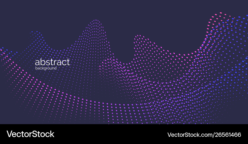Dynamic Particle Background vector image