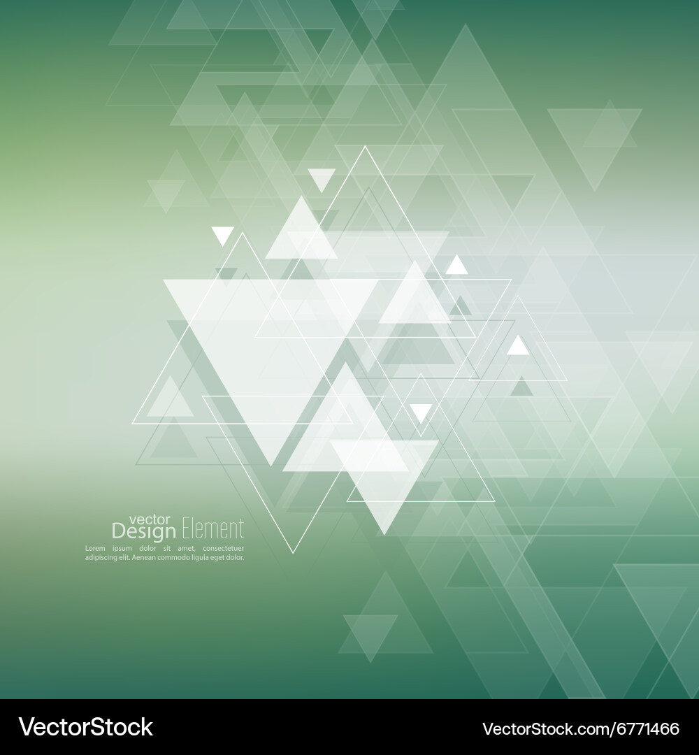Dynamic Triangular Background vector image
