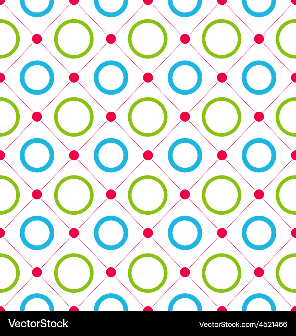 Geometric Circle Pattern Texture vector image