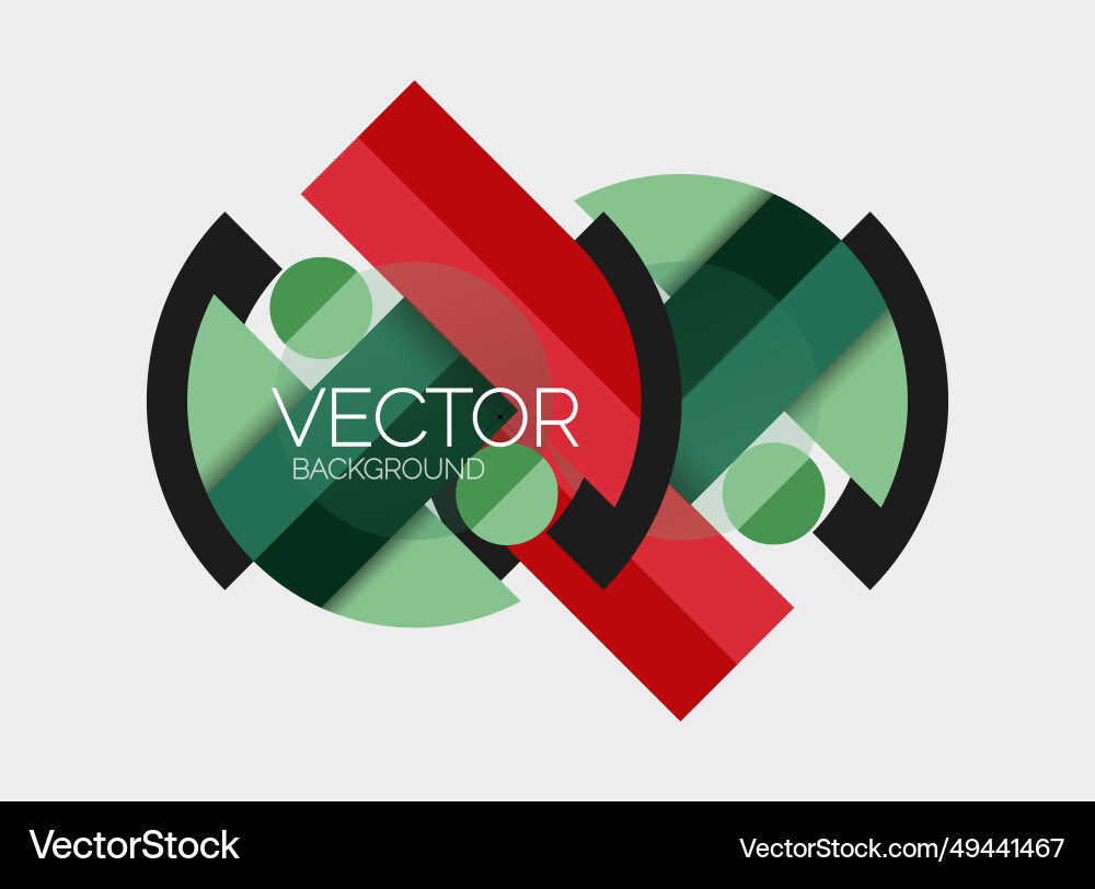 Abstract background geometric minimal round Abstract background geometric minimal round vector image