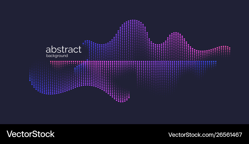 Abstract background with dynamic waves Abstract background with dynamic waves vector image