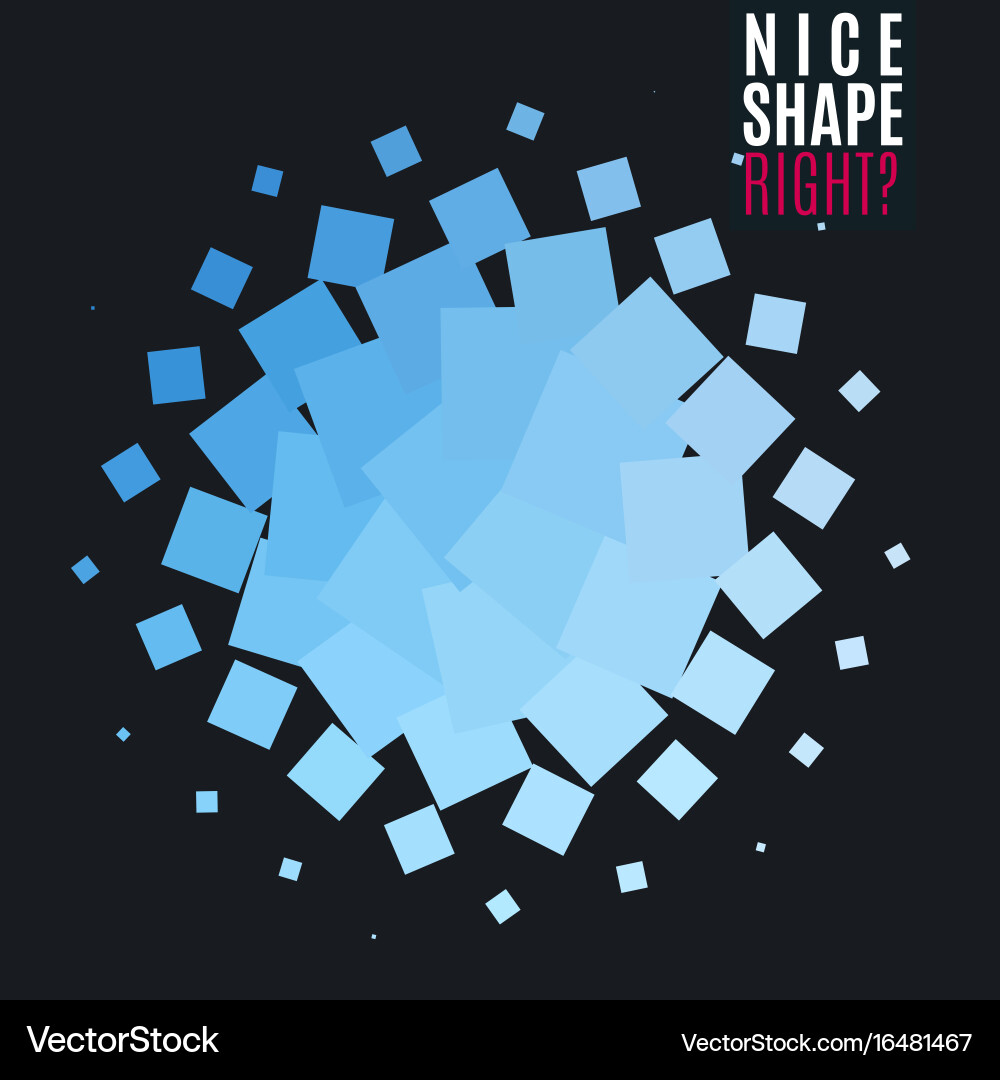 Abstract design elements for graphic layout vector image