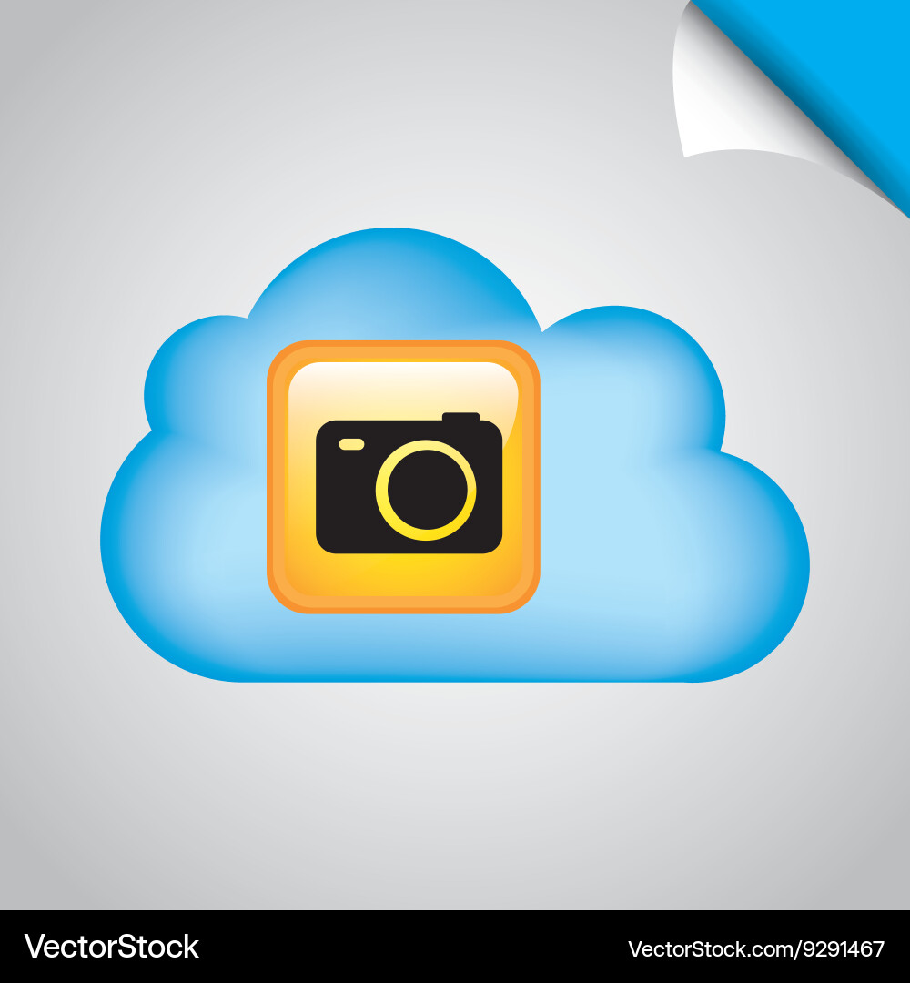 Cloud computing design Vector Image