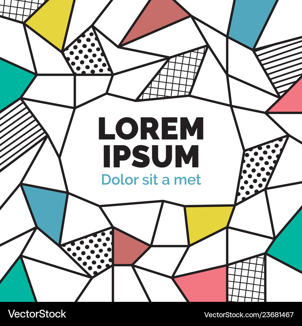 Geometric Abstract Pattern vector image