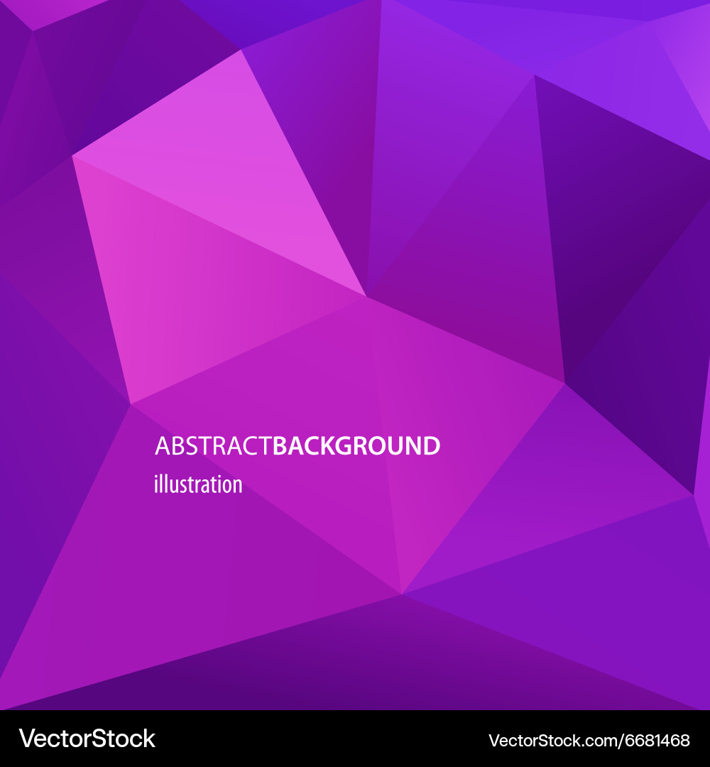 Abstract triangular background vector image