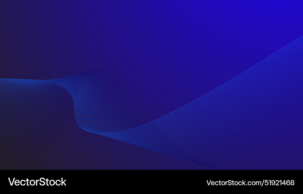 Dark blue gradient background with curve line Dark blue gradient background with curve line Vector Image