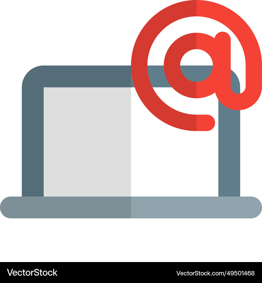 Device connections made via laptops ip address vector image
