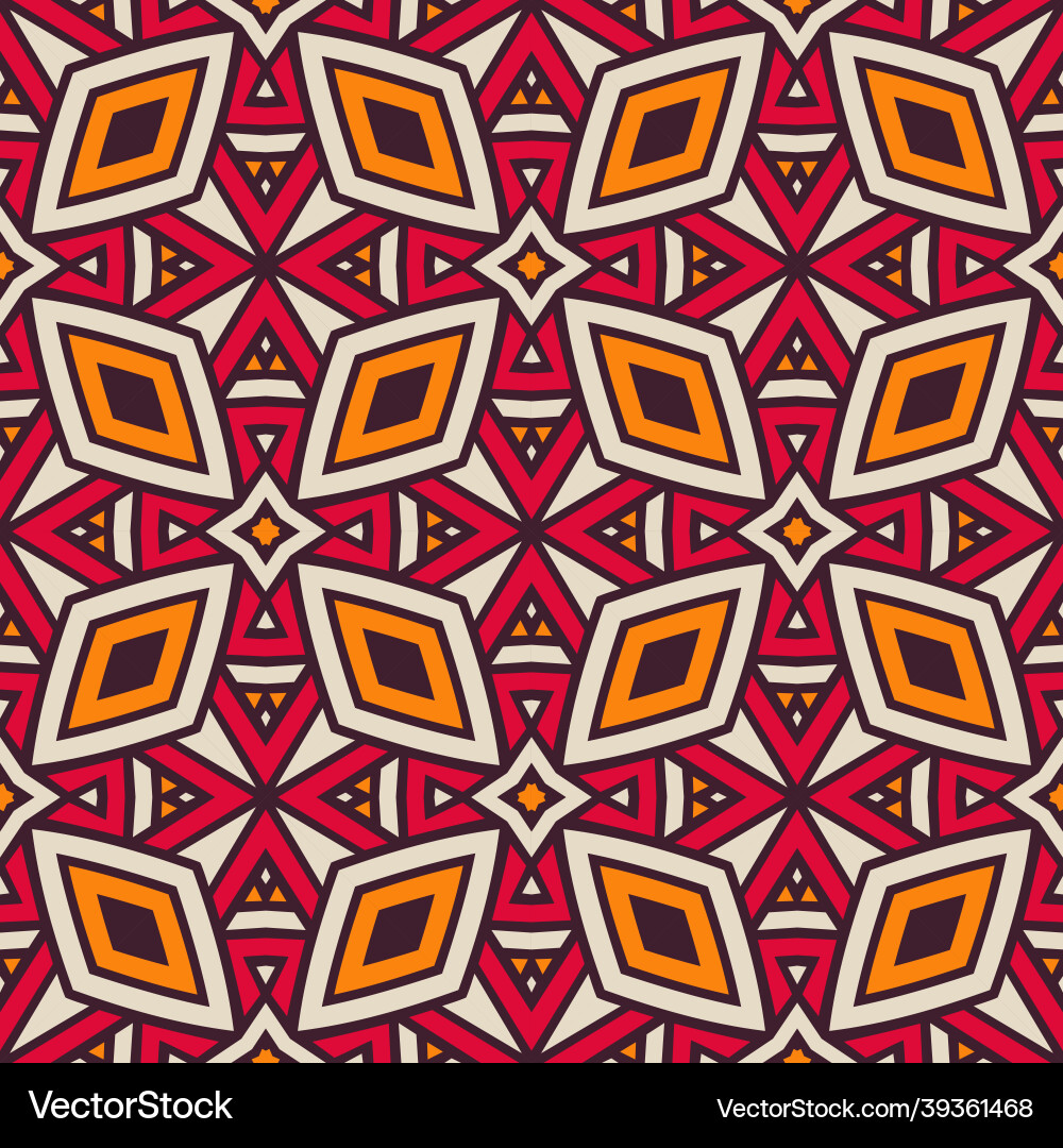 Pattern abstract shape colors simple seamless vector image