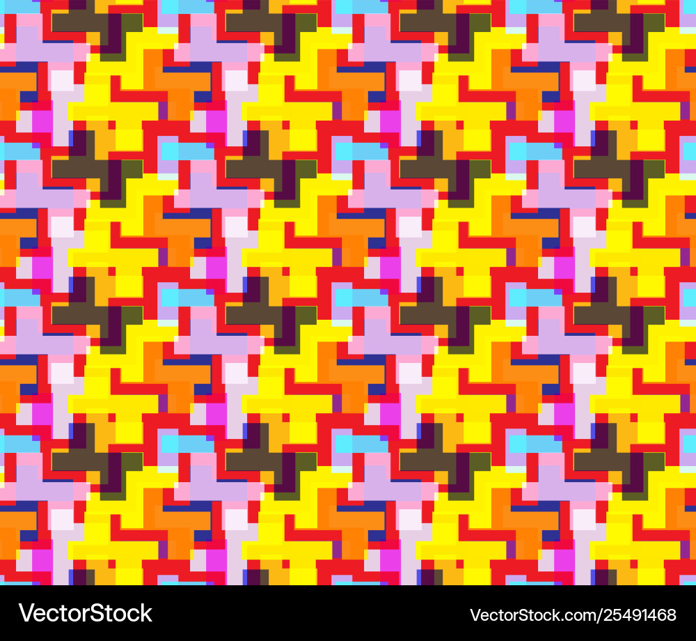 Seamless repeating pattern colored abstract Seamless repeating pattern colored abstract Vector Image