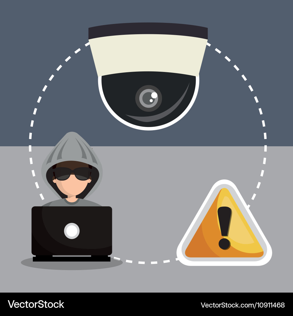 Security system design vector image