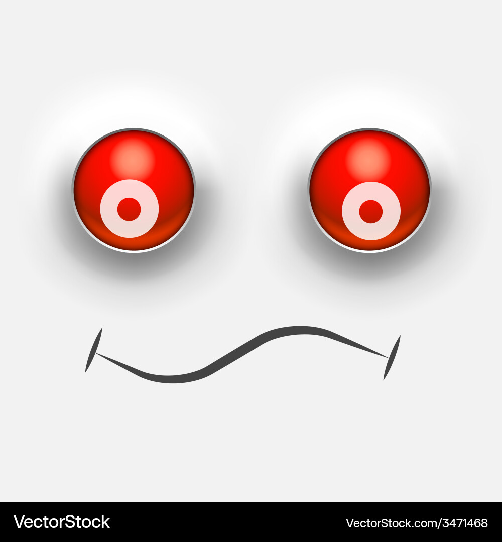 Technical blue button push background vector image