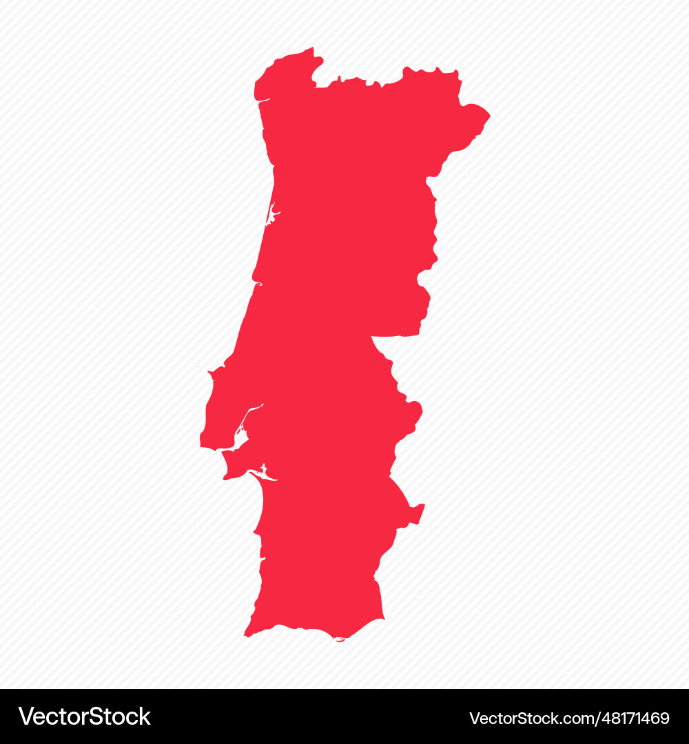 Abstract portugal simple map background Abstract portugal simple map background vector image