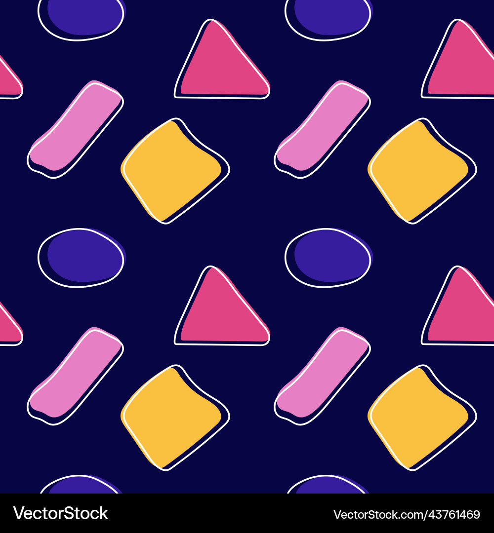 Abstract seamless pattern with different design Abstract seamless pattern with different design Vector Image