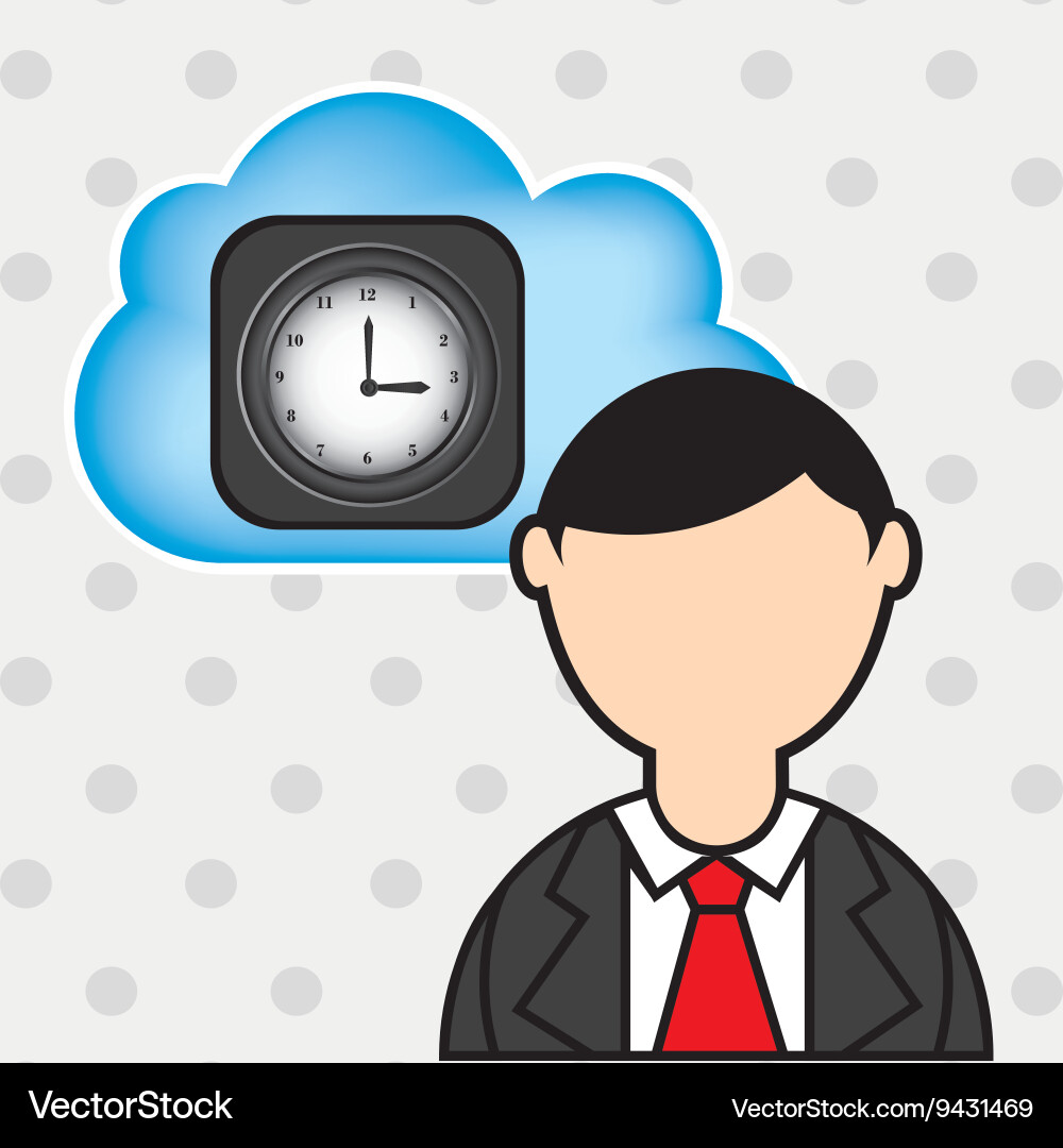 Cloud computing design Vector Image
