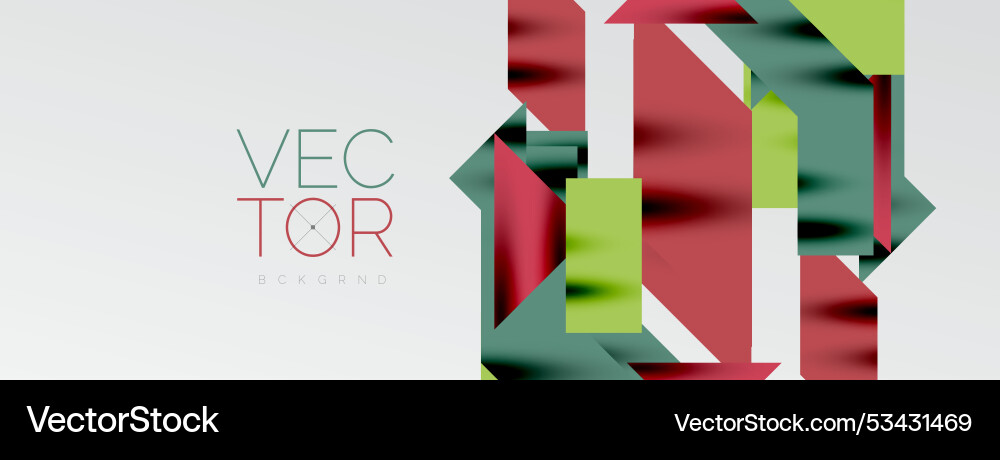 Dynamic lines and triangles Vector Image
