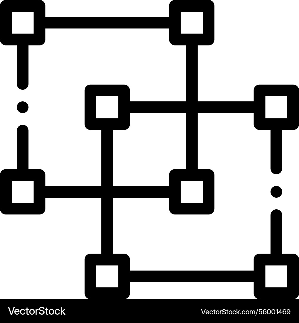 Object icon thin linear style design isolated vector image