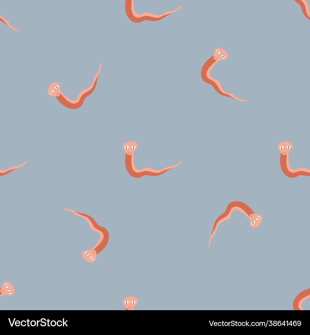 Random minimalistic reptilian seamless pattern Vector Image