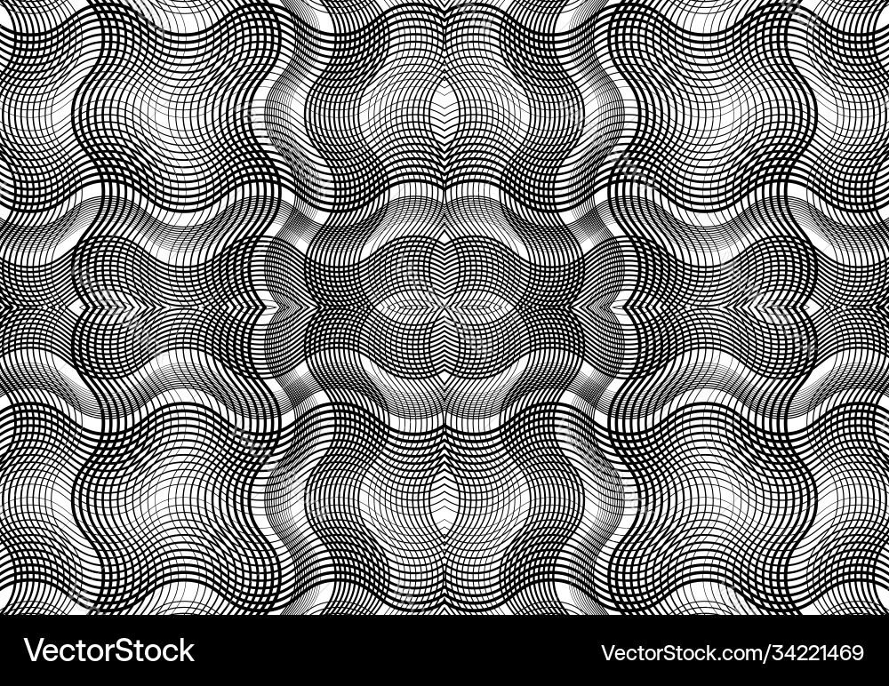 Repeatable and tileable grid mesh zig-zag Repeatable and tileable grid mesh zig-zag vector image