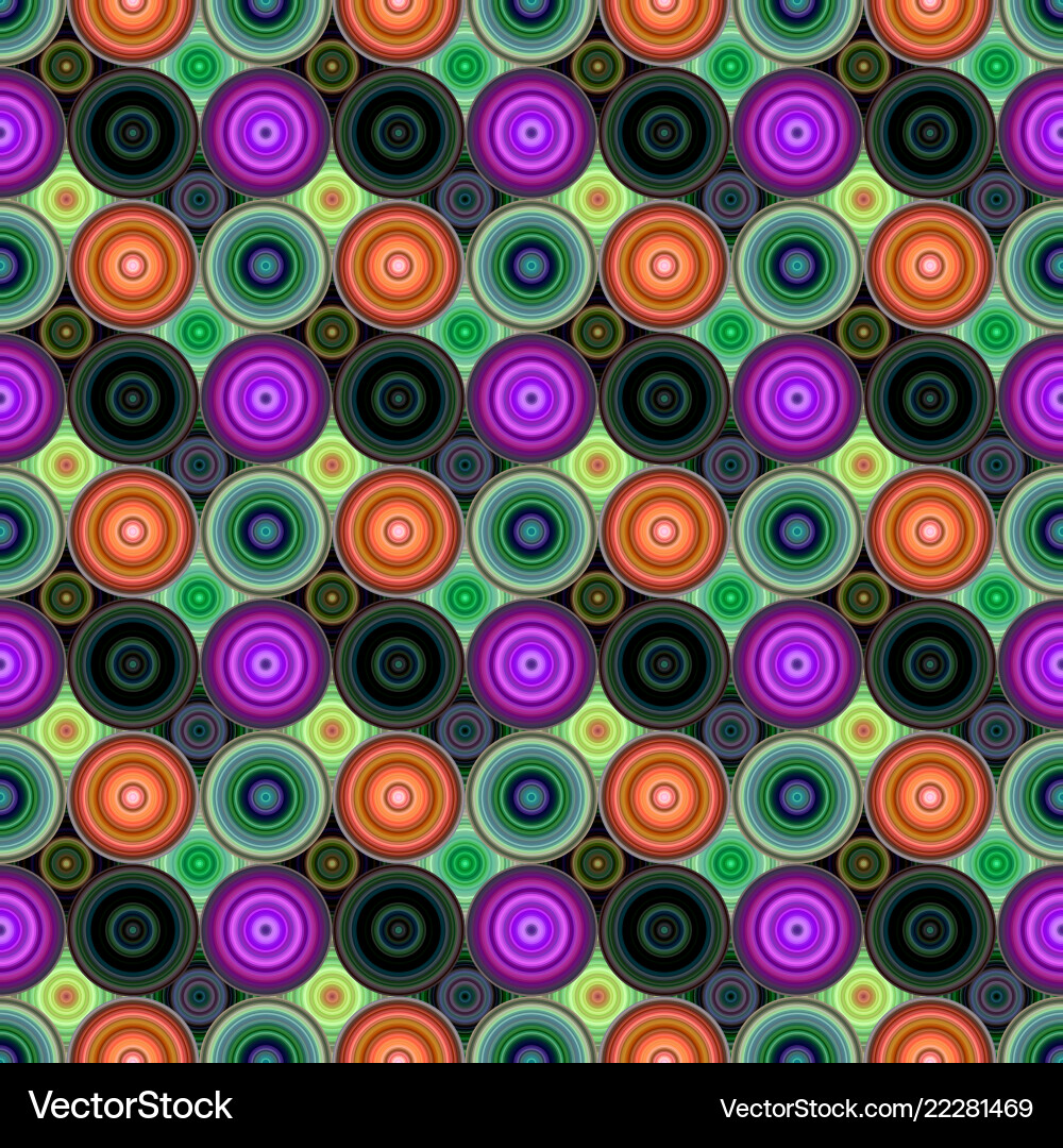 Seamless abstract concentric circle pattern Vector Image
