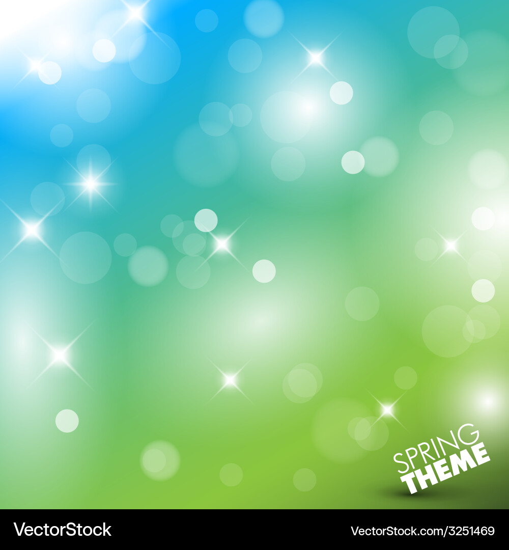 Spring abstract background vector image