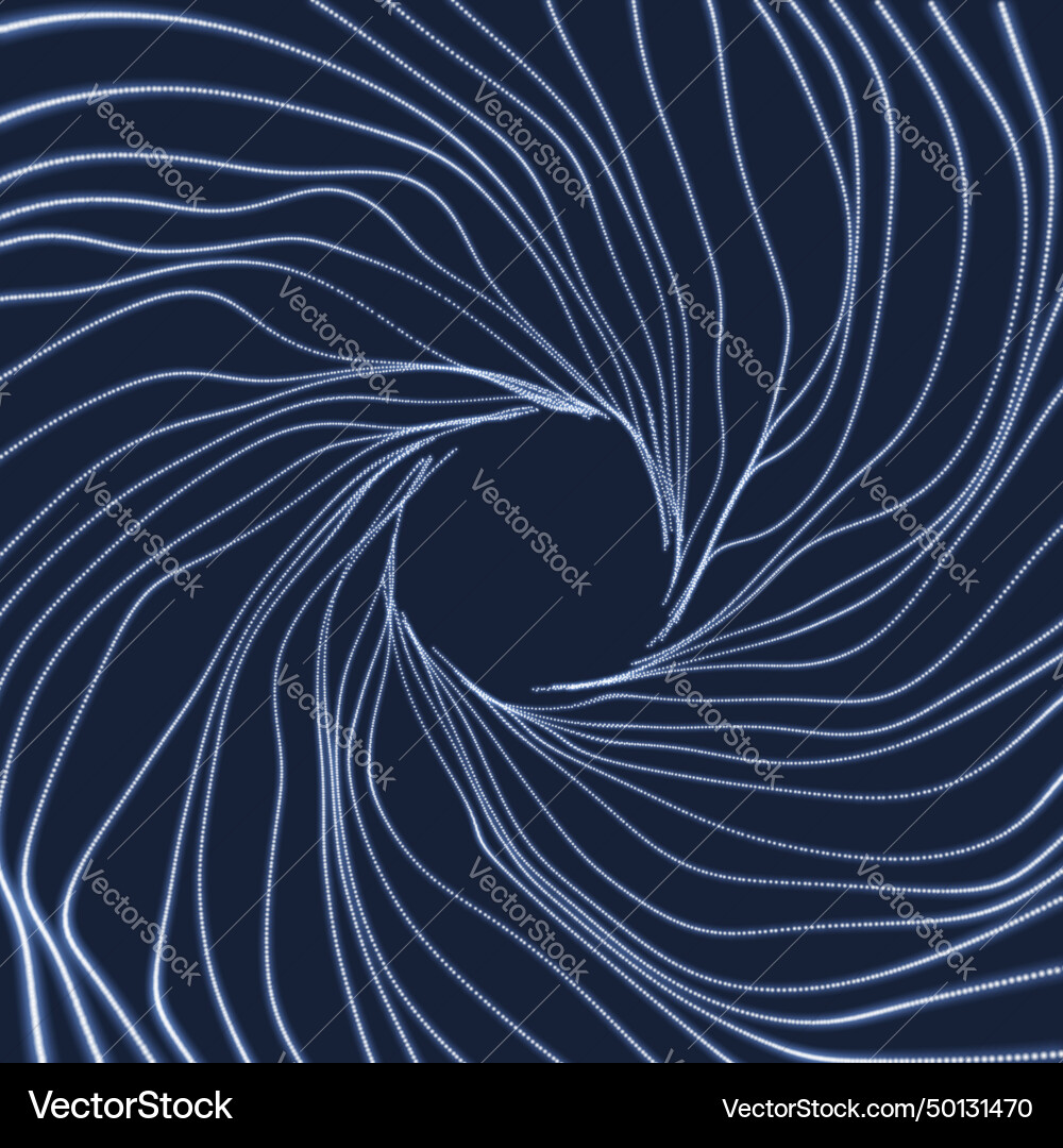 Array with dynamic particles 3d technology style Array with dynamic particles 3d technology style vector image