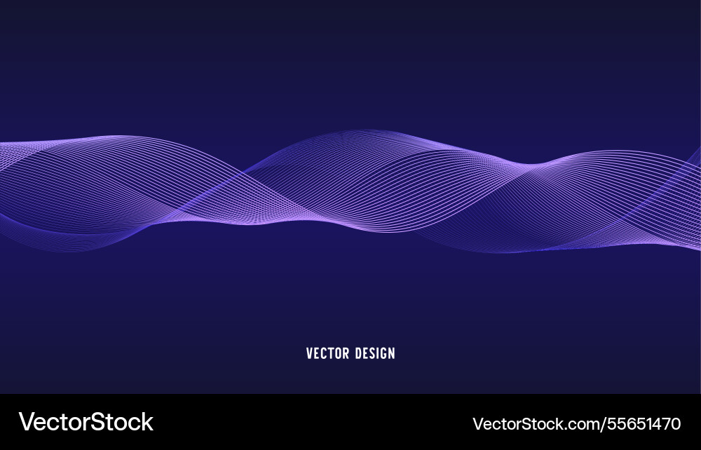 Geometric curved lines in gradient forming Geometric curved lines in gradient forming vector image