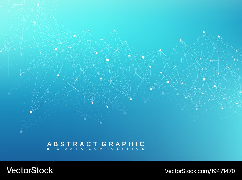Global Network & Data Connections Vector Image