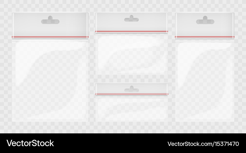 Plastic Bags Collection Vector Image