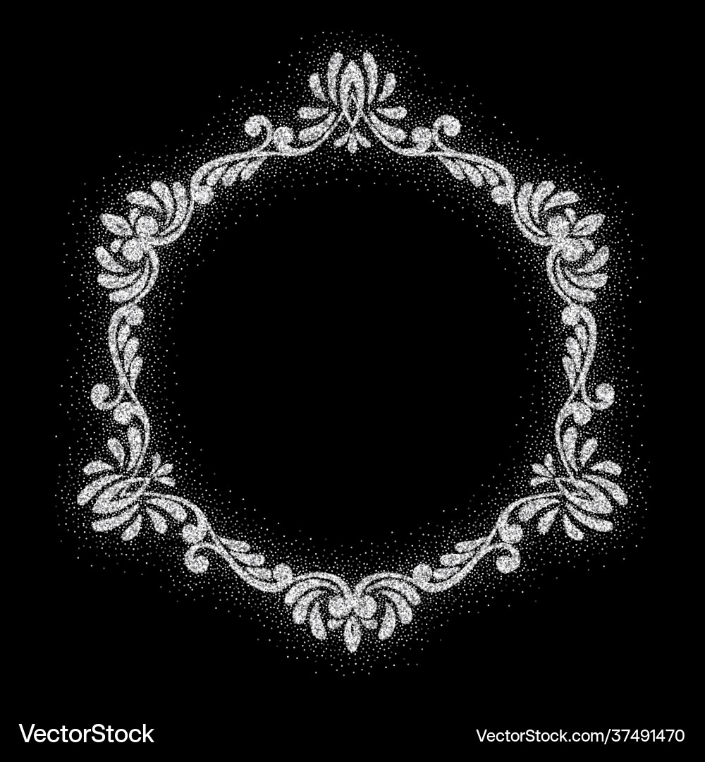 Retro shiny frame or border Retro shiny frame or border vector image
