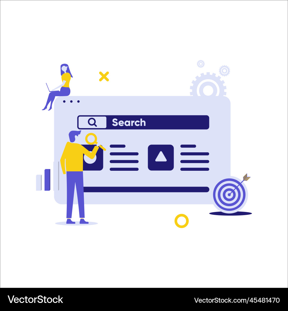 Seo Seo vector image
