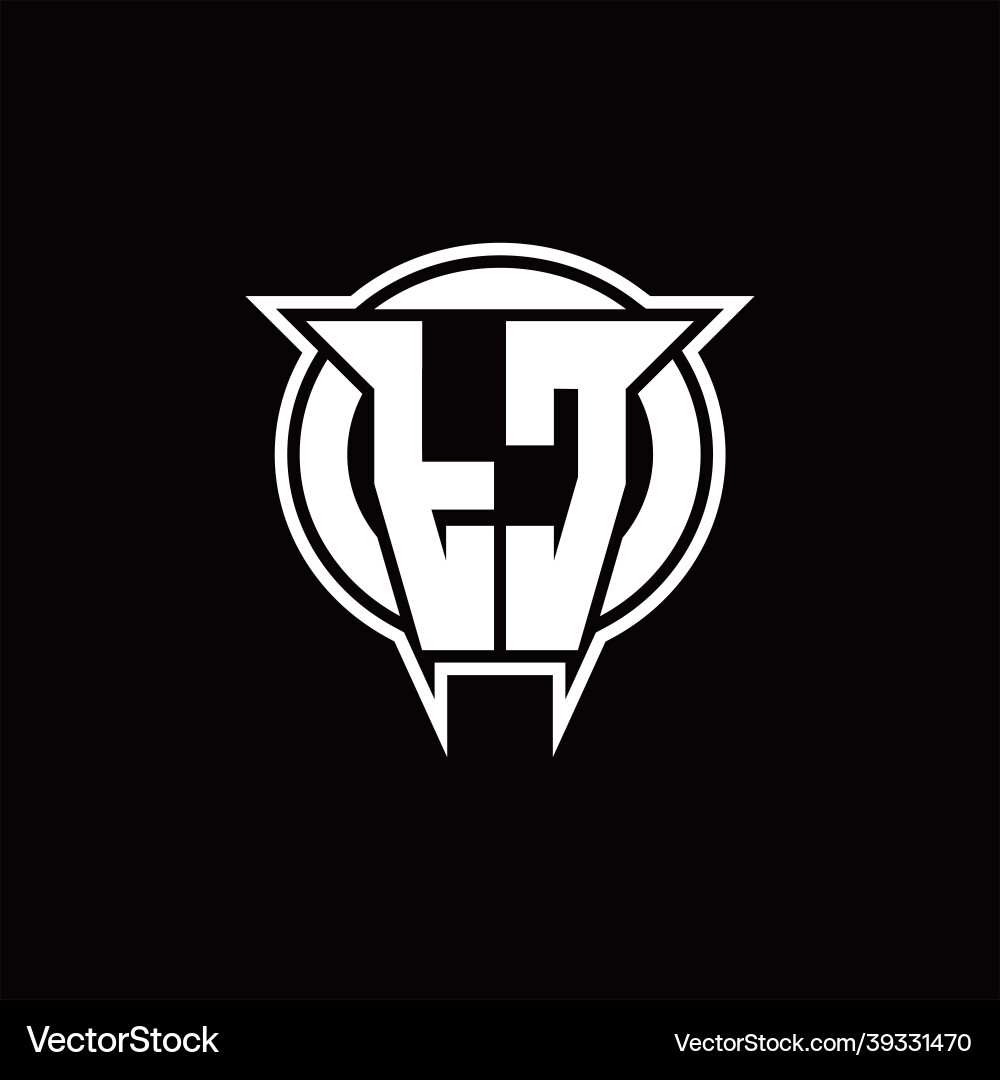 Tc logo monogram with circle rounded shape design Vector Image