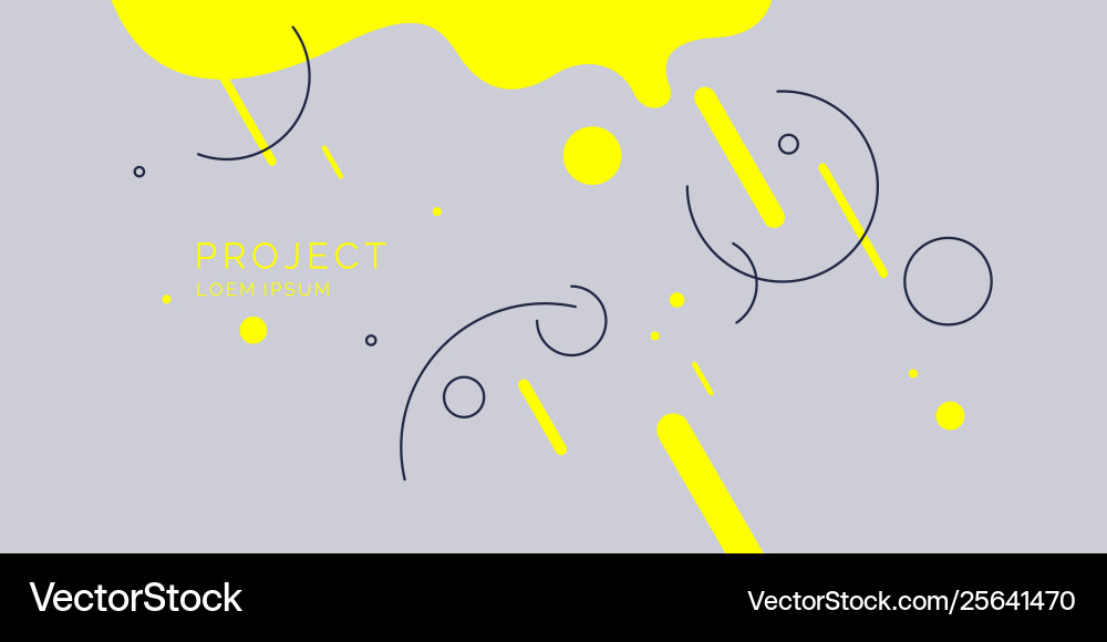 Trendy abstract background composition Vector Image